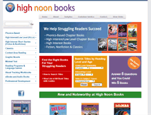 Tablet Screenshot of highnoonbooks.com